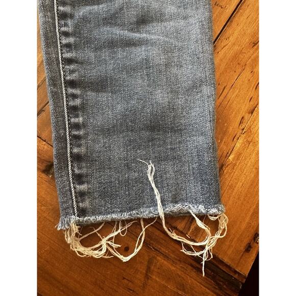 Gap 1969 Vintage True Skinny Mid Rise Raw Hem Women’s Size 27 Jeans Pants - Picture 2 of 16